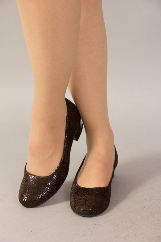Pantofi cu talpa joasa maron